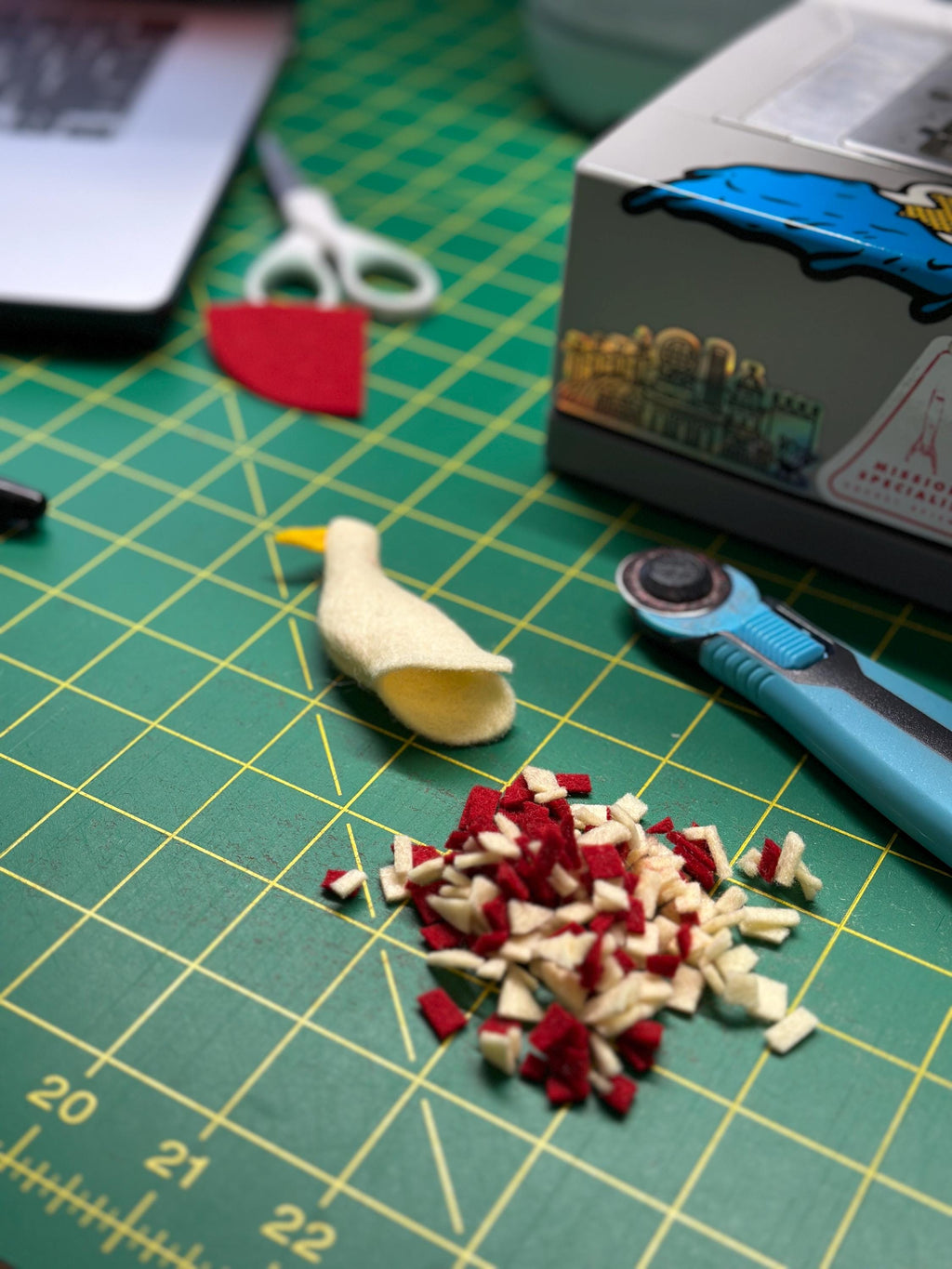 Dead Dove DO NOT EAT | Arrested Development Inspired Felt Plush | Unique Cat Toy | Novelty Christmas Ornament