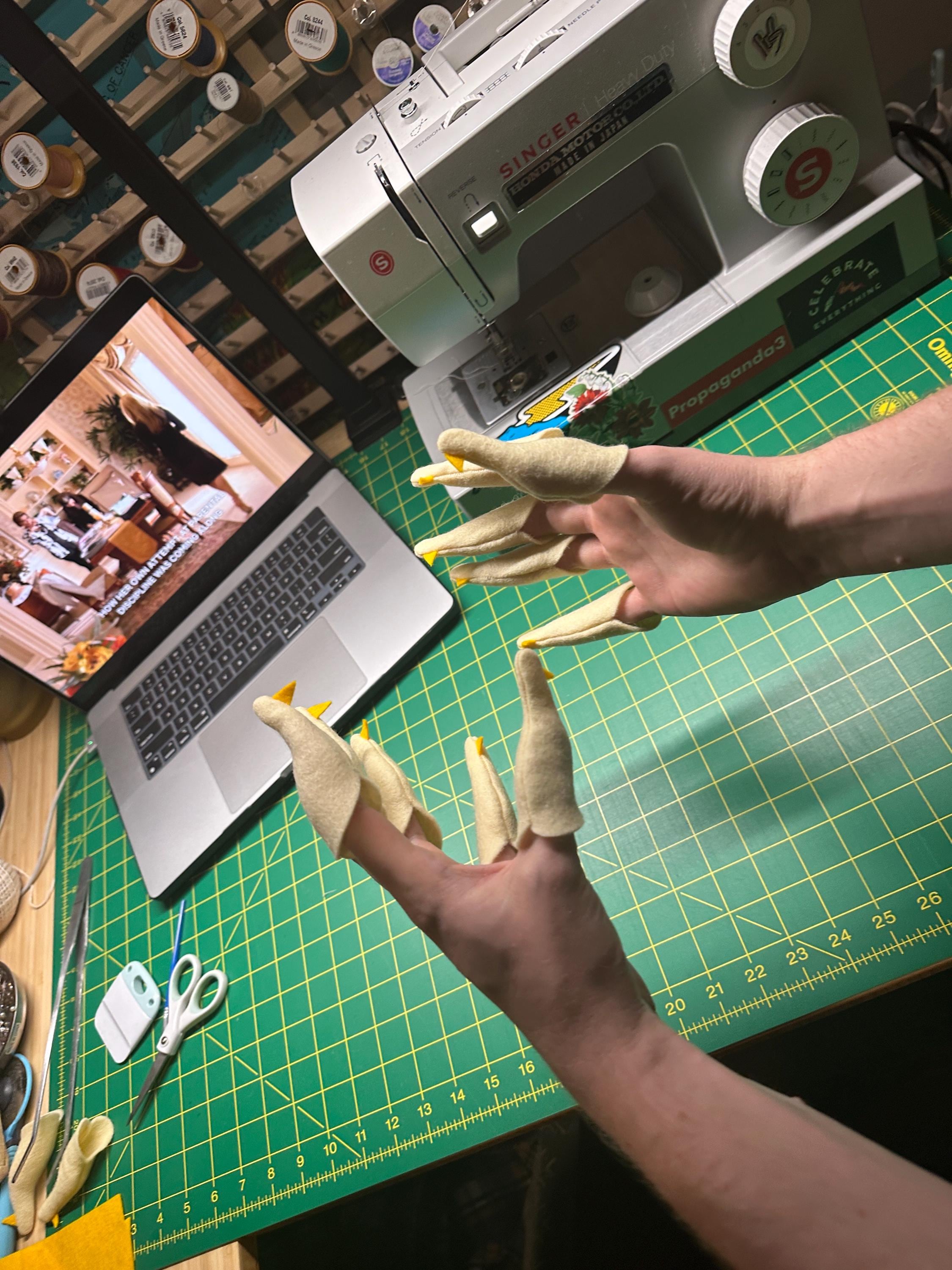 Dead Dove DO NOT EAT | Arrested Development Inspired Felt Plush | Unique Cat Toy | Novelty Christmas Ornament