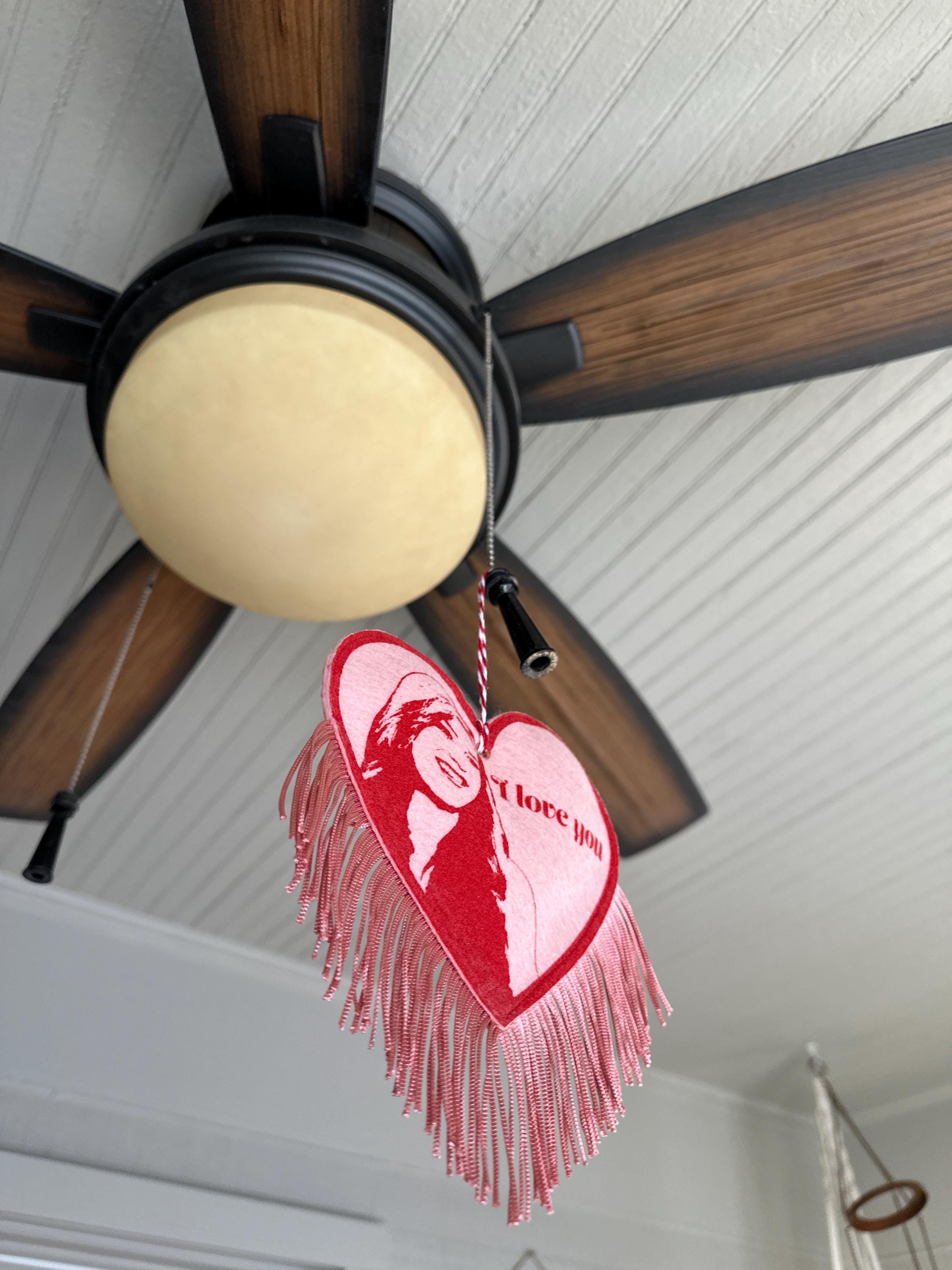 I Love You | Nathan For You Inspired Felt Wall Hanging | Natha Fielder Valentine Gift | Novelty Pull Chain Ornament